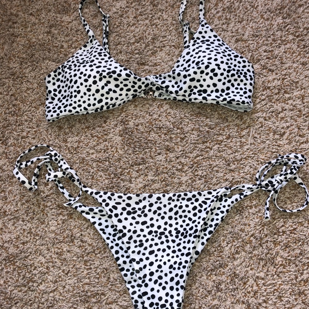 Speckled B & W Bikini
